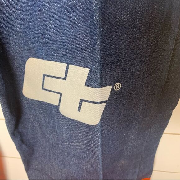 Vintage workwear reflective carpenter jean/90s utility pant/Y2K streetwear 38X32 - Picture 3 of 8